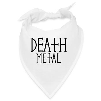 Death Metal - Bandana - Weiß - Vorne