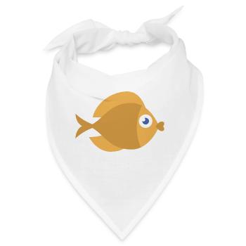 Meerestiere - Bandana - Weiß - Vorne