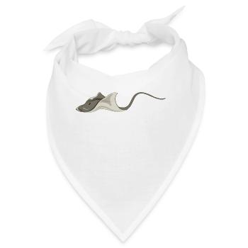 Meerestiere - Bandana - Weiß - Vorne