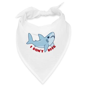 Meerestiere - Bandana - Weiß - Vorne