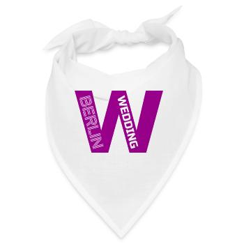W Berlin Wedding pink - Bandana - Weiß - Vorne