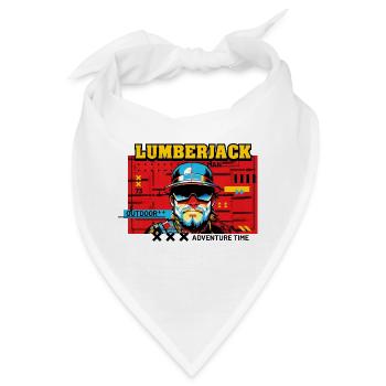 Lumberjack man - Bandana - Weiß - Vorne