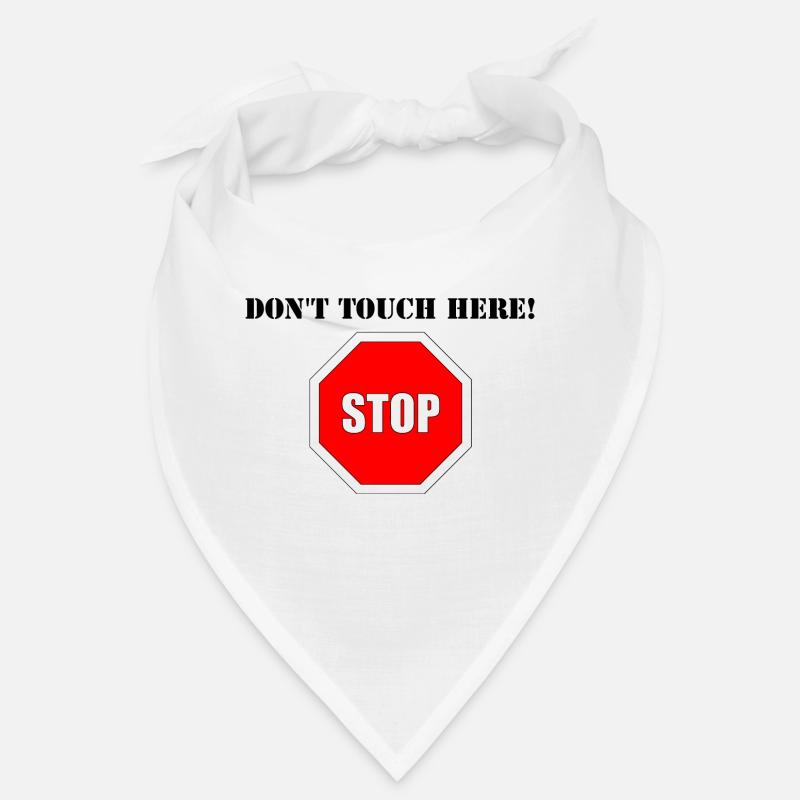 Dont Touch - Bandana - Weiß