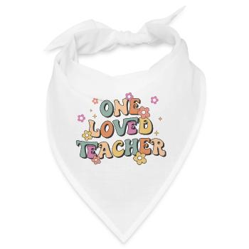 Ein geliebter Lehrer - Bandana - Weiß - Vorne
