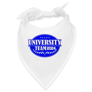 University Team 2024 - Bandana - Weiß - Vorne