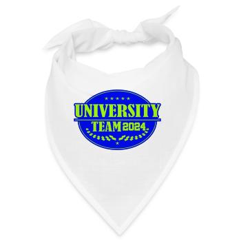 university team 2024 - Bandana - Weiß - Vorne