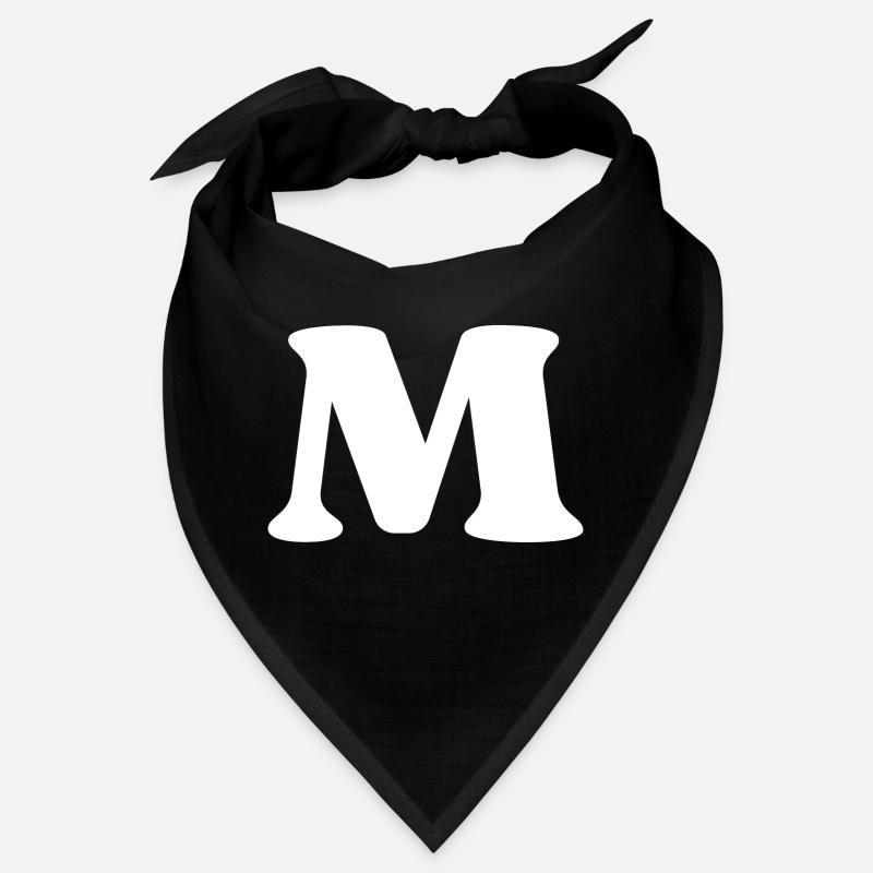 Letter m Bandana