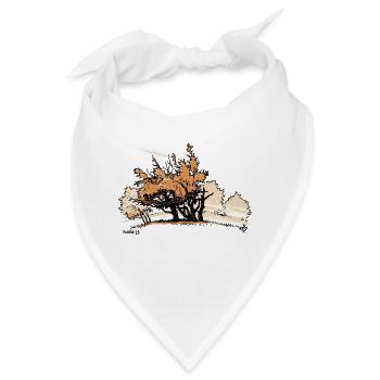 Hain aus Bäumen - Bandana - Weiß - Vorne