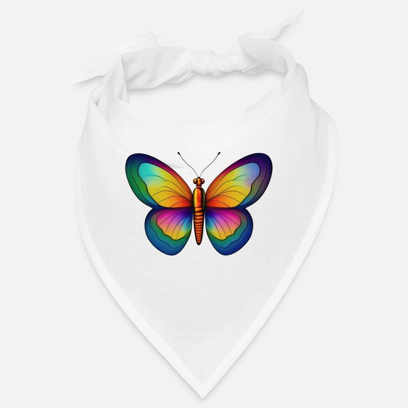 Papillon - Bandana - blanc