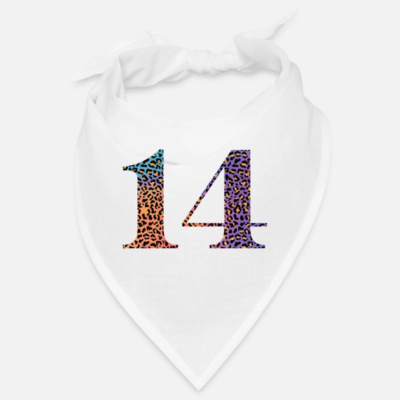 14e anniversaire léopard Bandana