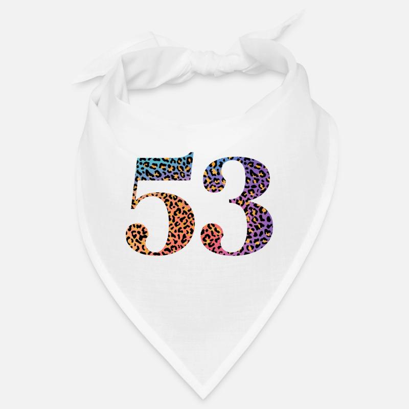 53rd Birthday Leopard Bandana