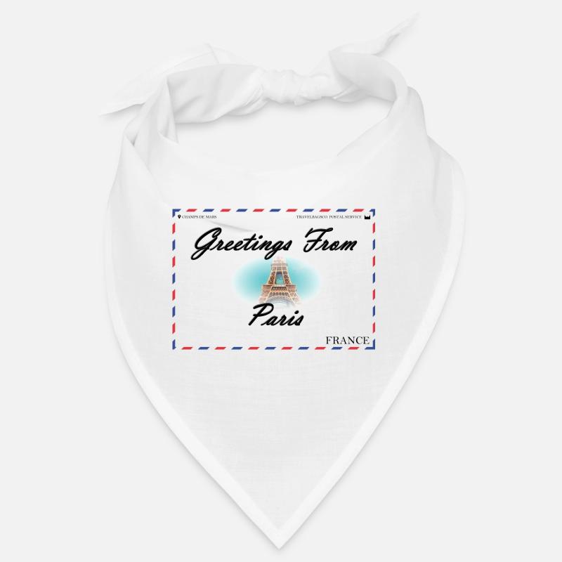 Carte postale souvenir de Paris Bandana