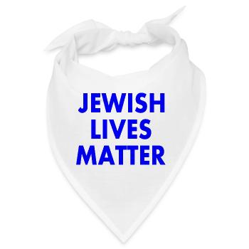 JEWISH LIVES MATTER - Bandana - Weiß - Vorne