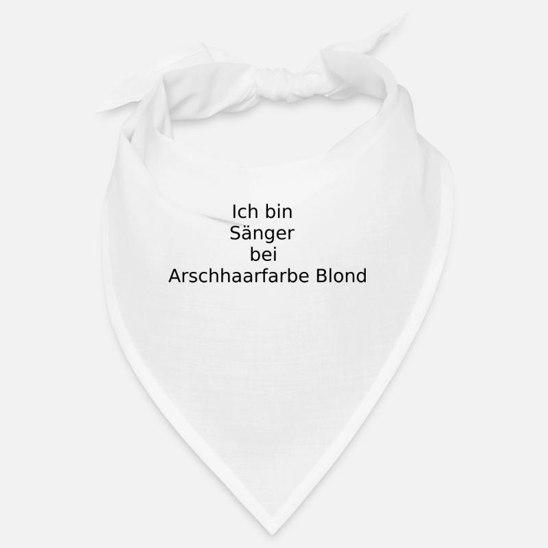 Singen bei Arschhaarfarbe Blond Bandana
