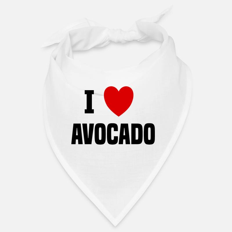 Ich liebe Avocado Bandana