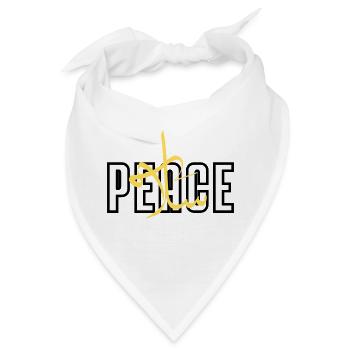 Frieden - Salam - Bandana - Weiß - Vorne