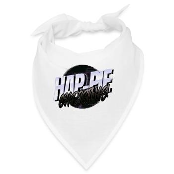 beards santa cool bday dinosaur moon cute - Bandana - Weiß - Vorne