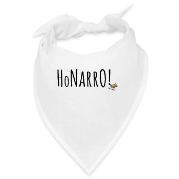 HoNarro Fasnet Fasnacht - Bandana - Weiß - Vorne
