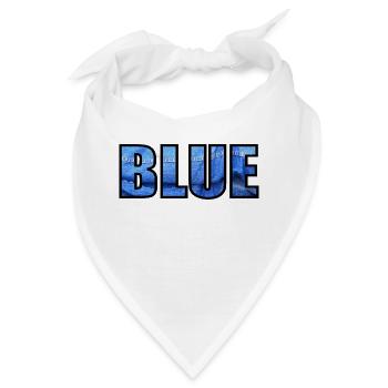 BLUE - Bandana - Weiß - Vorne