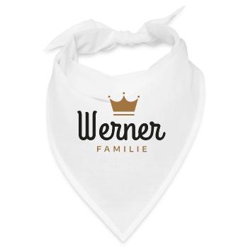 Werner-Familie - Bandana - Weiß - Vorne