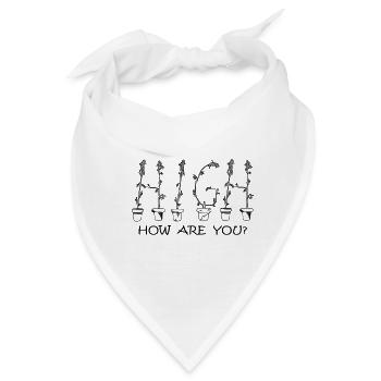 HIGH how are you - Bandana - Weiß - Vorne