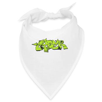 Graffiti Street Art Sprühfarben cooler Künstler Urban - Bandana - Weiß - Vorne