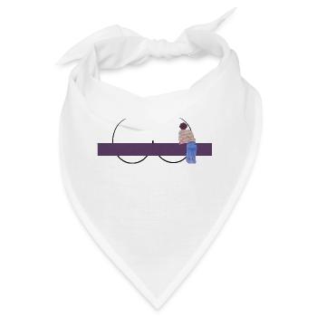 schauen - Bandana - Weiß - Vorne