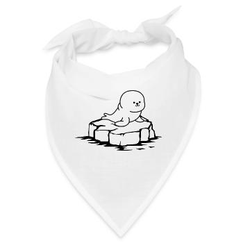 robbe eisscholle - Bandana - Weiß - Vorne