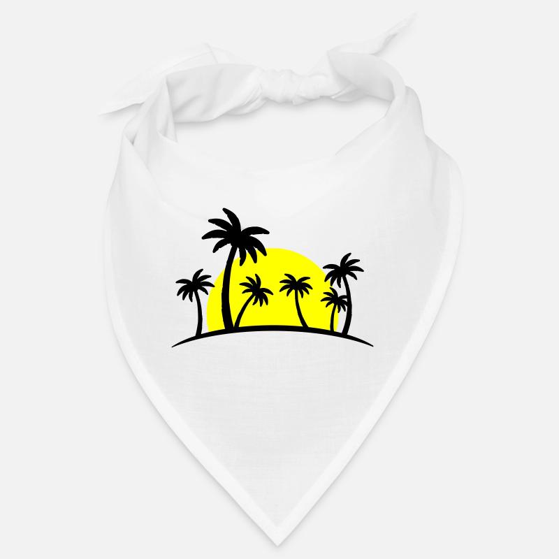 Beach Palms 2 Bandana