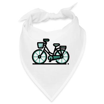 bicycle - Bandana - Weiß - Vorne
