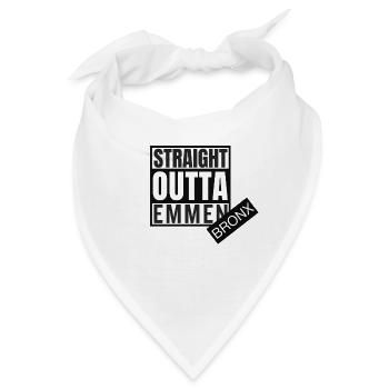 Straight Outta Emmen Bronx - Bandana - Weiß - Vorne