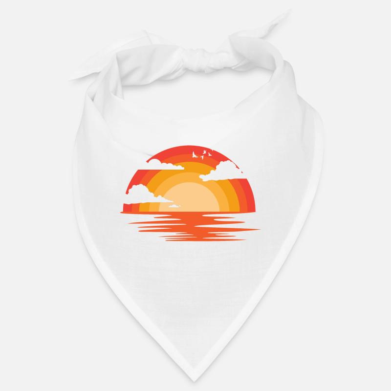 coucher du soleil Bandana