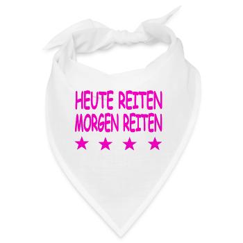 Reiten - Bandana - Weiß - Vorne