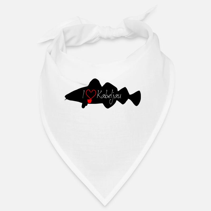 i Love cod black Bandana