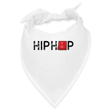 HipHop On Off - Bandana - Weiß - Vorne