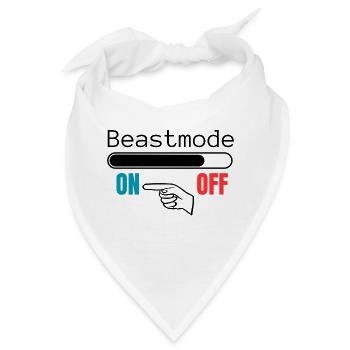 Beast - Bandana - Weiß - Vorne