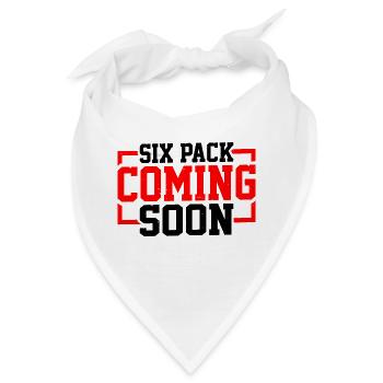 Six Pack Coming Soon 63 - Bandana - Weiß - Vorne