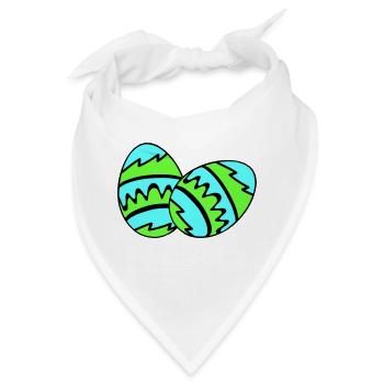 ostereier 02 - Bandana - Weiß - Vorne