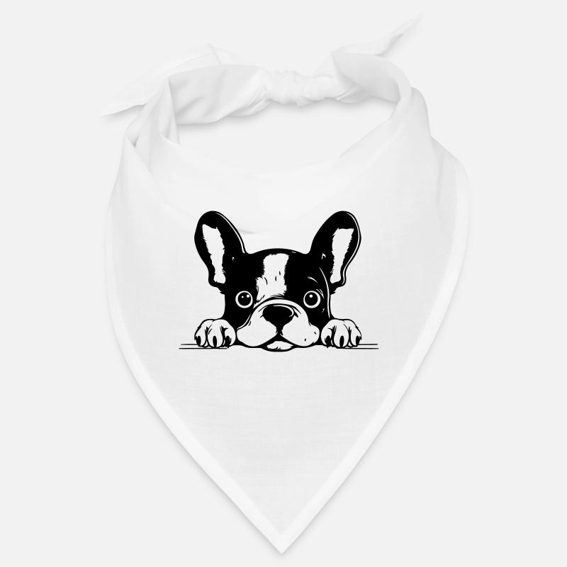 Bouledogue français - Bandana - blanc