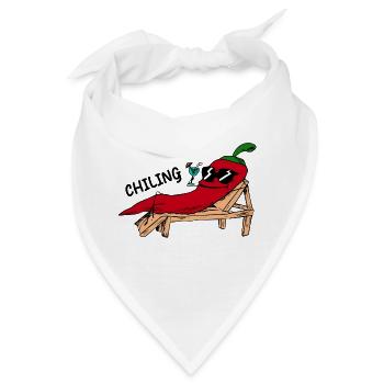 Lustiges Bild Witzig Humor Geschenkidee - Bandana - Weiß - Vorne