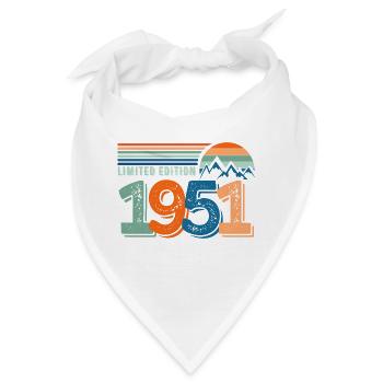 Limitierte Auflage 1951 - Bandana - Weiß - Vorne