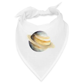 Saturn - Bandana - Weiß - Vorne