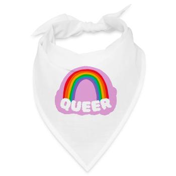 Queer - Bandana - Weiß - Vorne