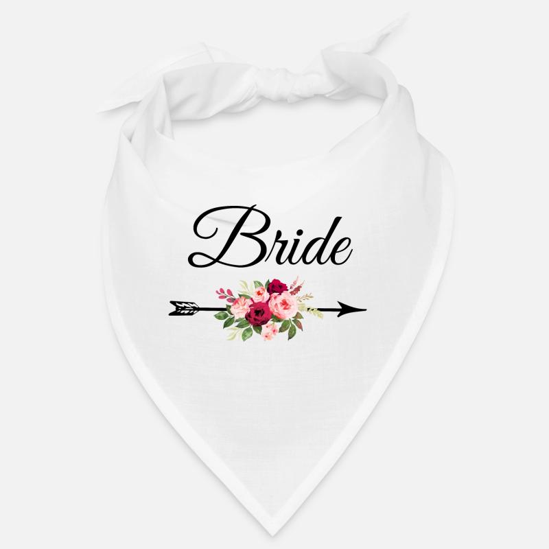 Bride bouquet de fleurs flèche Bandana