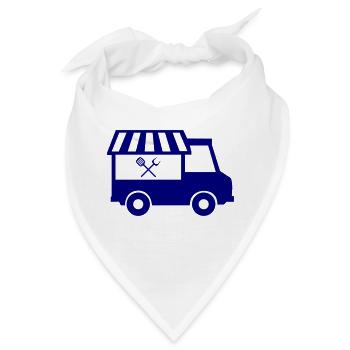 food truck - Bandana - Weiß - Vorne