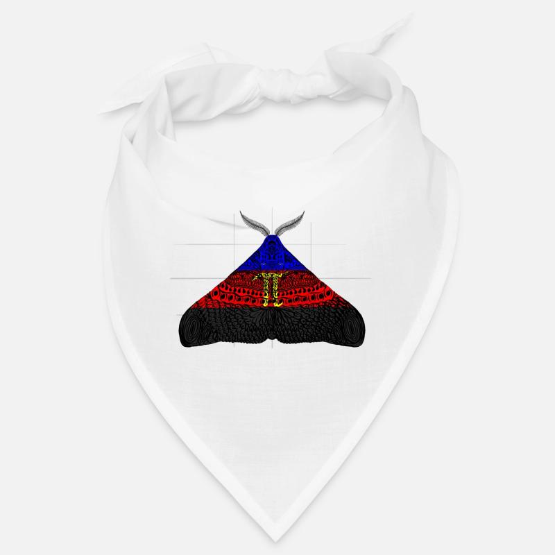 Polyamor pride Motte Motiv A - Bandana - Weiß
