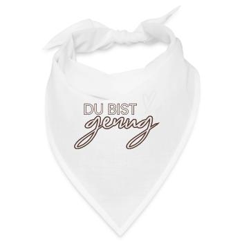 Du bist genug - Bandana - Weiß - Vorne