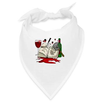 Mord(s)Stories zum menü - Bandana - Weiß - Vorne