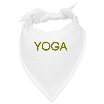 Yoga - Meditation - Mental Erholung - Relax - Bandana - Weiß - Vorne