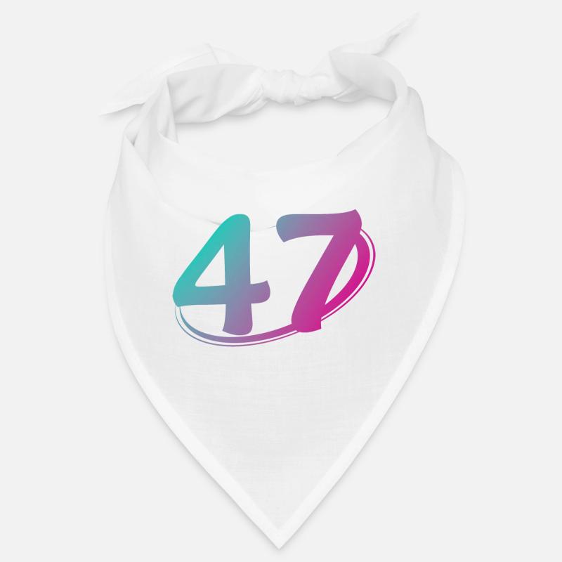 Number 47 multicolor Bandana